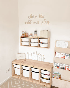 Schriftzug - where the wild ones play