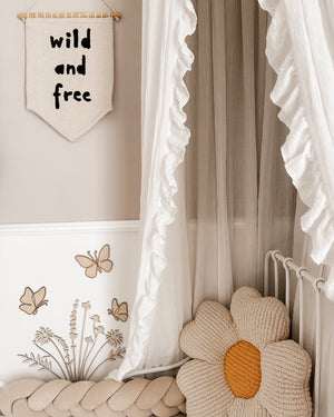 Wildblumen aus Holz - 10 Wildblumen