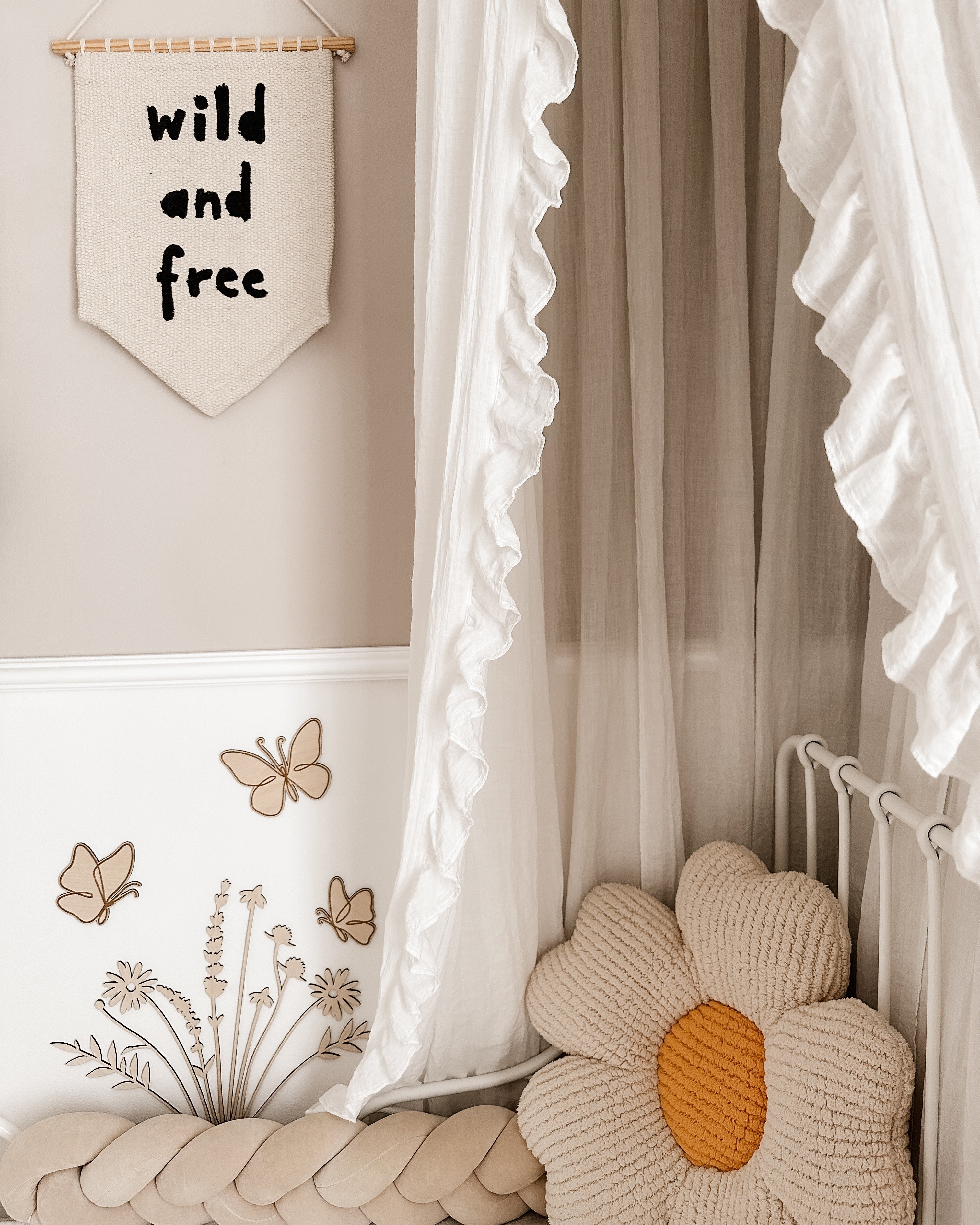 Wildblumen aus Holz - 10 Wildblumen