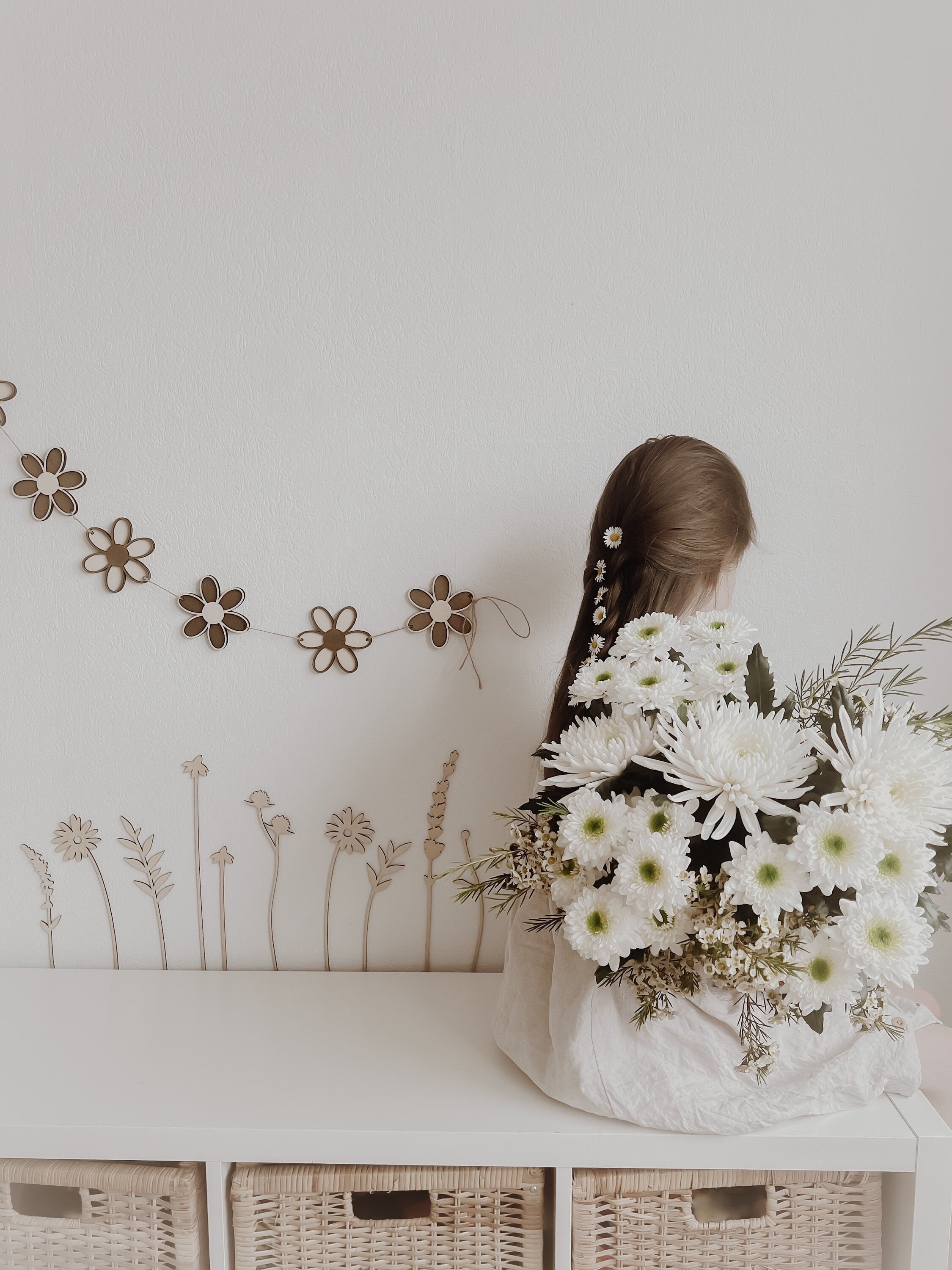 Wildblumen aus Holz - BohoWildflowerVibes