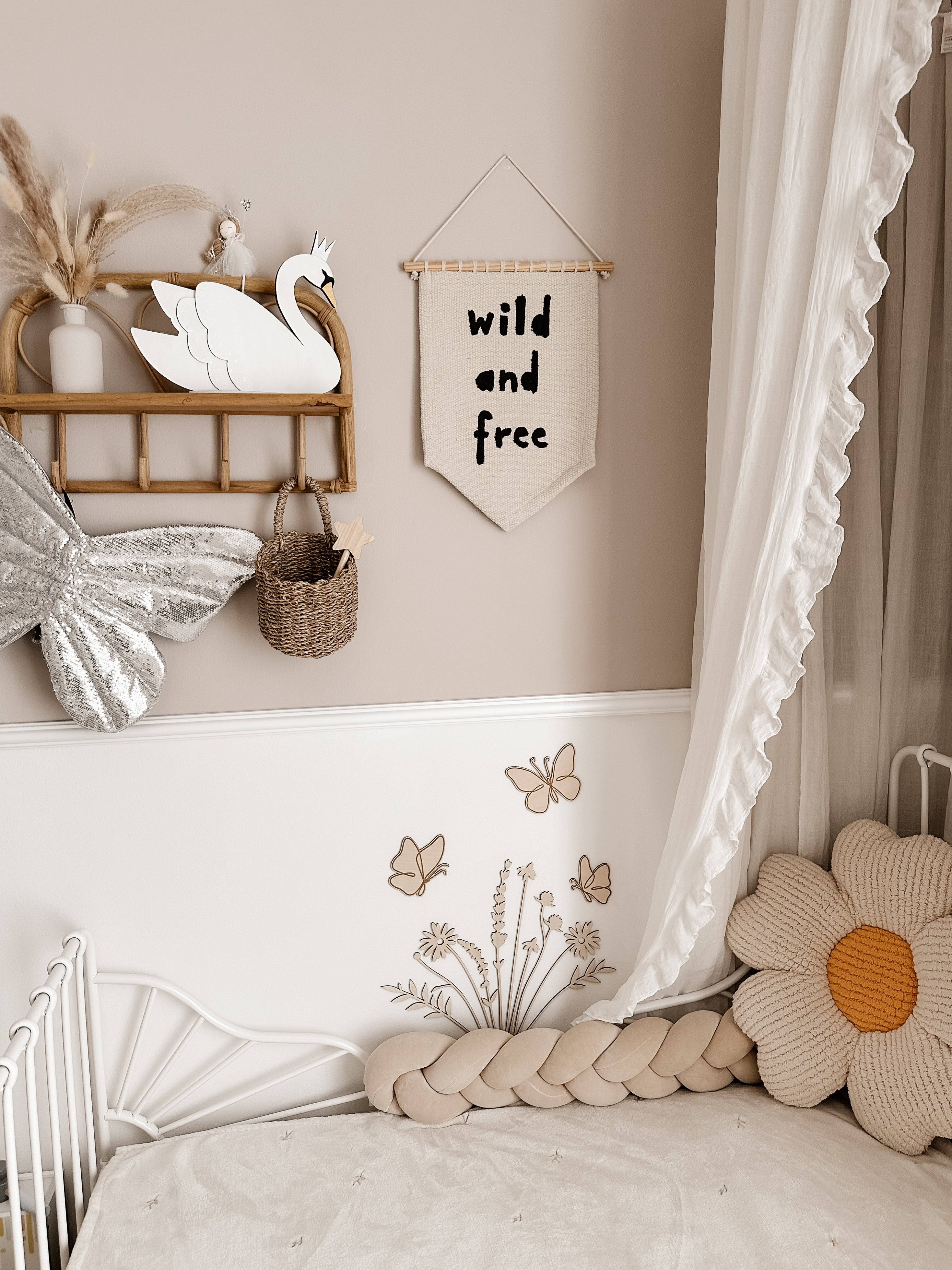 Wildblumen aus Holz - 10 Wildblumen