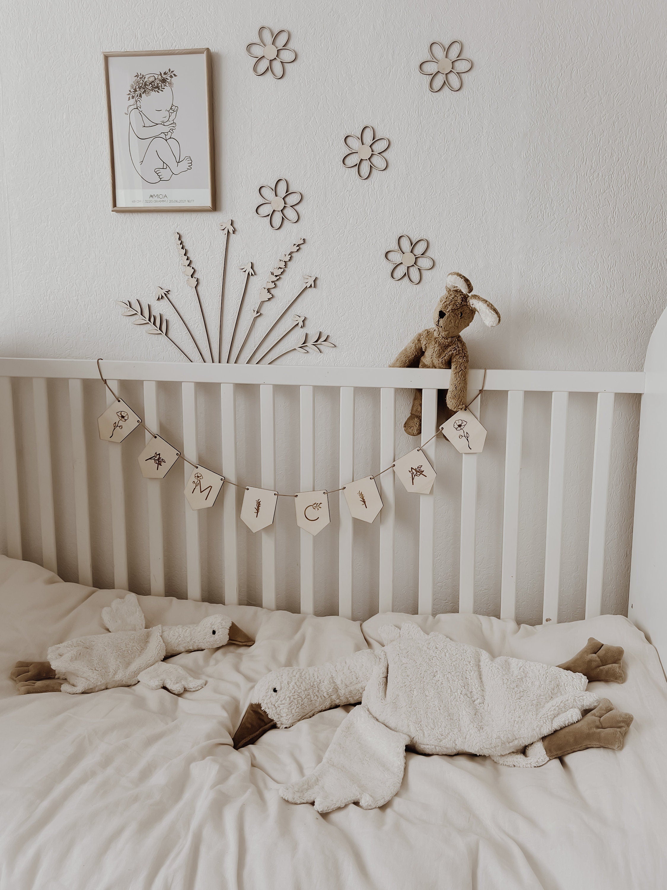 Wildblumen aus Holz - BohoWildflowerVibes