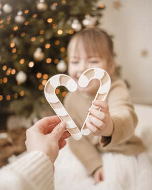 Zuckerstangen aus Holz